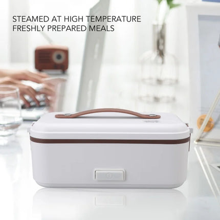 Electric Lunch Box Rapid Heating Waterproof High Capacity 0.4L 1 Layer Portable Warmer Lunch Box For Office School Home
