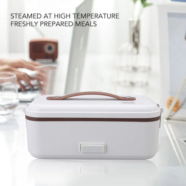 Electric Lunch Box Rapid Heating Waterproof High Capacity 0.4L 1 Layer Portable Warmer Lunch Box For Office School Home