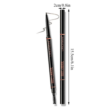 Waterproof Eyebrow Pencil Automatic Rotation Double Head Microblading Eyebrow Pencil Natural Brow Enhancer Cosmetic Products