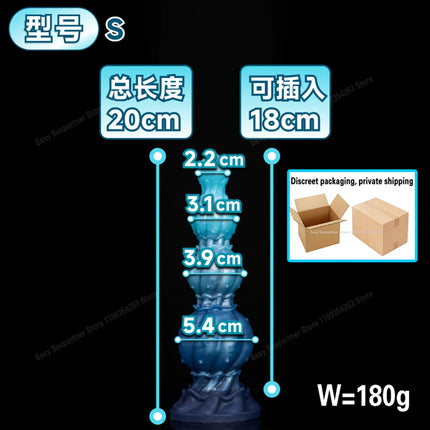 Huge Long Anal Plug/Dildo Monster Alien Large Butt Plug Silicone Suction Cup Anal Dilator G-Spot Sex Toys For Women Men Ass Toys