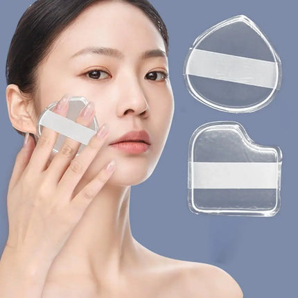 Silicone Cosmetic Puff Soft Makeup Blender Beauty Sponge Transparent Soft Elasticity Puff Sponge for Concealer Foundation