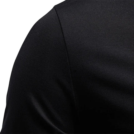 AIOPESON Men's Lightweight Breathable Polo Shirt Half Zipper Collar Solid Color Casual Summer Fashion Top