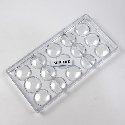 Chocolate Mold 15 Cavity Polycarbonate Chocolate Moulds Volcano Candy Bonbons Forms Confectionery Baking Tools φ1.58"xH0.24"