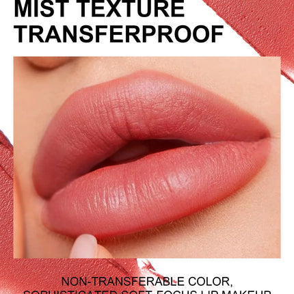 Matte Velvet Lipstick Ice Cream Long Lasting Waterproof Nourishing Moisturizing Highly Pigmented Satin Lip Gloss Non Stick Cup
