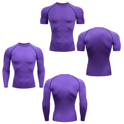 Men's T-Shirt Running Sport T Shirt Men Compression Top Tee Fitness Quick Dry Tight Training Gym Sport Running Shirts Men Jersey