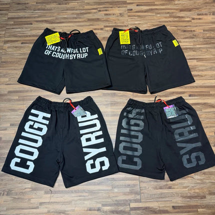 26SS New American Style That's A Awful Lot of Cough Syrup Shorts Sporty Casual Letter Printed Shorts