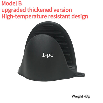 1/2-Piece Heat-Insulating Silicone Clip Anti-Slip Gloves Pot Pad Cooking Baking Oven Heat-Insulating Gloves