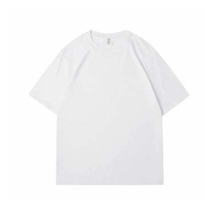 WAVLATII Women New 100% Cotton Solid T-shirts Female Pink White Casual Summer Tees Lady Oversized Short Sleeve Tops WT2401