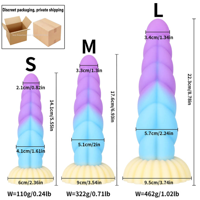 NEW Luminous Anal Plug Female Masturbator Expansion Anal Dildos for Women Soft Silicone Butt Plug Gay Sex Toys Prostate Massager