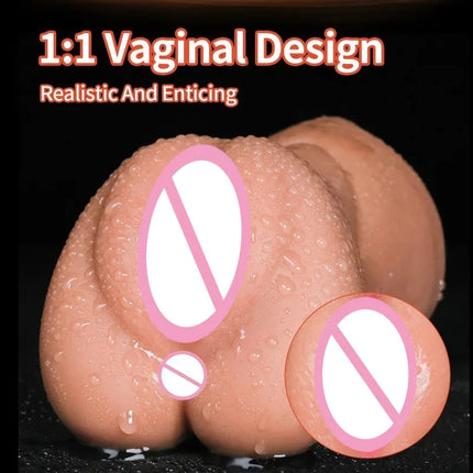 Realistic Adult Sex Toys Pussy Anal Masturbator Pocket Virginia Pocket Pussy Plugin Anual Safer Products Sex Toys Vagina for Men