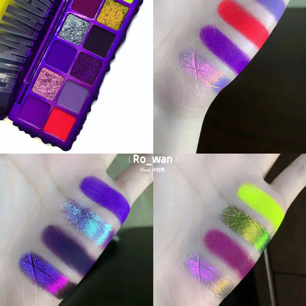 Sugarock 12 Colors Eyeshadow Palette Shimmer Matte Eyeshadow Makeup Cosmetics