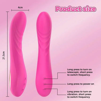 Dildo Vibrator for Women Vagina G-Spot Vibrator Clitoris Nipples Stimulator Fake Penis Female Masturbation Sex Toy for Women