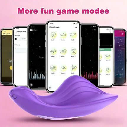 Mini Clitoris Vibrator Female Wearable Panties Vibrator Clit Stimulator APP Control Aldult Sex Toy for Women Couples Masturbator