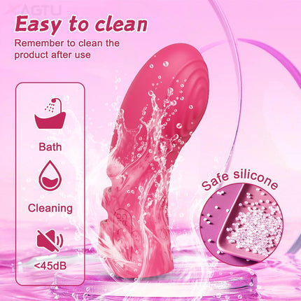 Heating Finger Vibrator for Women G Spot Fast Orgasm Vagina Clitoris Clit Nipple Stimulator Female Lesbian Sex Toy Adult Goods