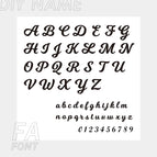 SMTNLKZ-FA  Font / Gold Color