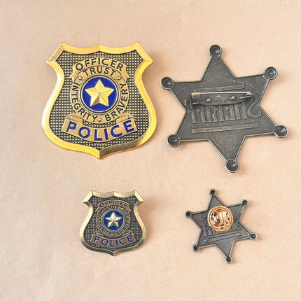Zootopia Pin Judy Rabbit Police Metal Badge Cosplay Cute Brooch Children Anime Cartoon Badge Accessory Jewelry Birthday Gifts