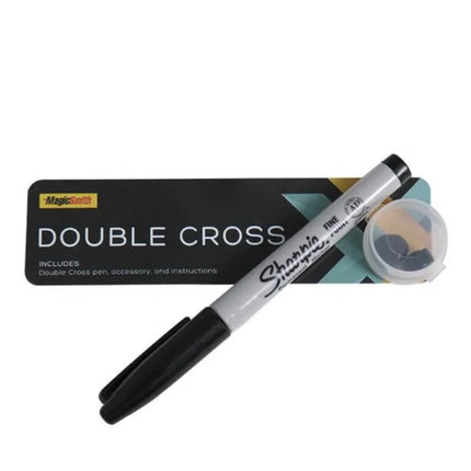 Double Cross by Mark Southworth Magic Trick Ink Vanishes Magia Magician Close Up Illusions Gimmick Mentalism Prop