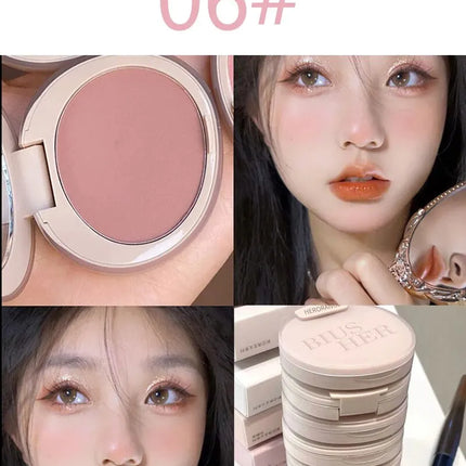HERORANGEHR526 Monochromatic Blush Is Waterproof, Sweat-proof, Colorfast, and Durable. Six Colors Are Available.