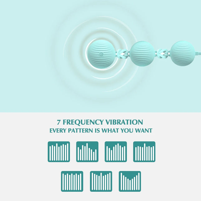 Egg Jumping Wireless Remote Control Kegel Ball 7-frequency  Female Vagina Vibrator Geisha Ball Sex Toys