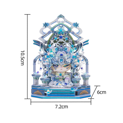 MU Artemis MIAO 3D Metal Puzzle DIY Assembly Kit, Brain Teaser, Office Decor, Birthday Christmas Halloween Gift, Collectible