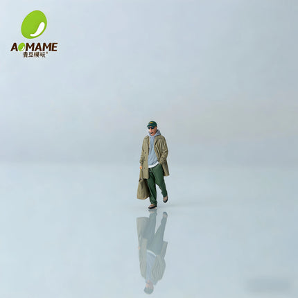 AFA 1/64 Scale Miniature Resin Figures Model Props Street Fashion People Diorama Scenery Accessories for Matchbox Tomica Diecast