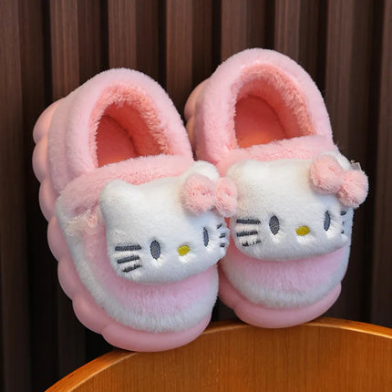 New Autumn And Winter Children'S Cotton Slippers For Boys And Girls Cute Cartoon Indoor Slippers For Infants And Young Children