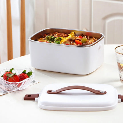 Electric Lunch Box Food Heater 1.8L Large Capacity SUS304 Liner 360° Cycle Balanced Heating Portable Food Warmer