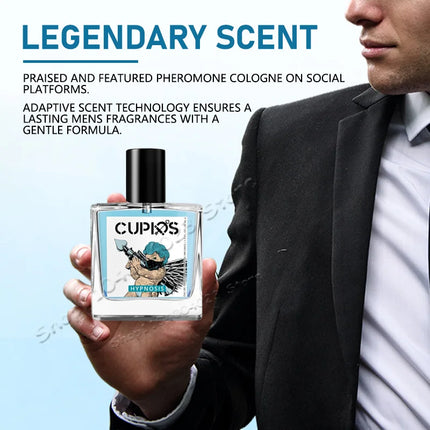 Cupid Eau de Parfum Pheromone Hypnosis Perfume Cologne For Men Long-lasting Vanilla Scent Fragrance Night Carnival Attract Women