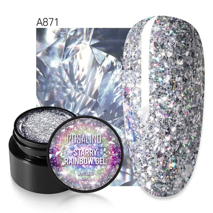 ROSALIND 5ML Painting Gel Nail Polish Nail Art Design Varnishes Stamping Polish Semi Permanent Gels Top Coat Manicure Lacquer