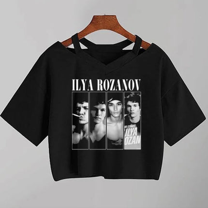 Heated Rivalry Crop Top Rozanov & Hollander T Shirt Ilya Rozanov Shane Hollander 81 Tee