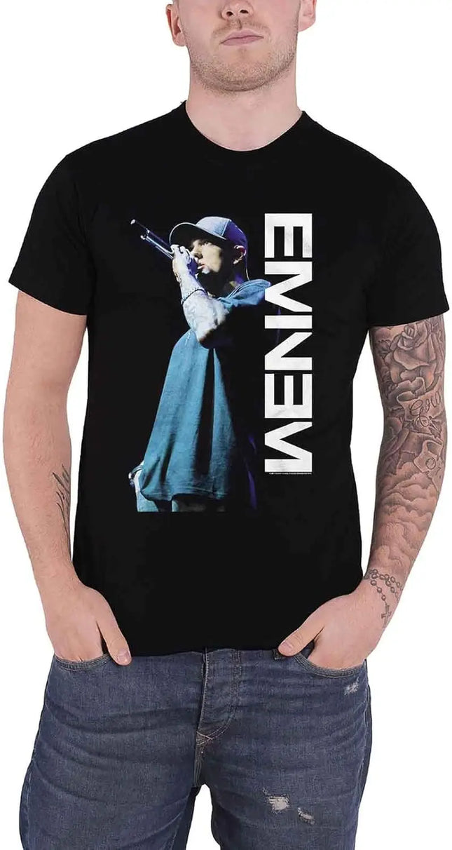 Summer Rapper Eminem Graphic Printed Tshirt Men Retro Cotton Hip-hop Fashion Casual T-shirt Women Cool Music Style Tops Clothing