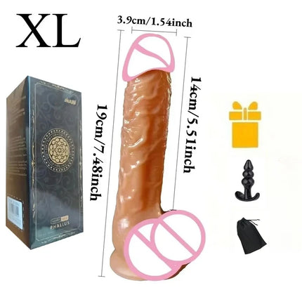Realistic Dildo Soft Silicone Anal Butt Plug Vaginal G-spot  Masturbator Penis Suction Cup Big Dick Lesbian Sex Toys for Women18