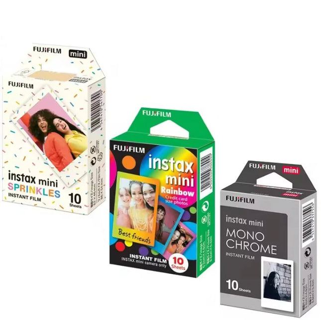 Fujifilm Instax Mini Film White 10 20 40 60 80 100 Sheets For FUJI Instant Photo Camera Mini 12/11 Mini 9 8 7 70 90 Film Camera