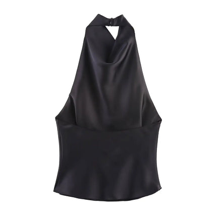 JNLEAOG Autumn New Women's Faion Design Silk Satin Feel Hanging Ne Dr European Sle Bal Slim Fit Polyester Velvet
