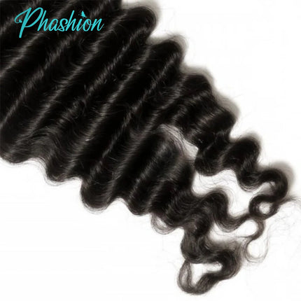 Phashion 5x5 28 26 Inch Deep Swiss Transparent Lace Closure Loose Wave Brazilian Remy Human Hair Curly For Black Women On Sale