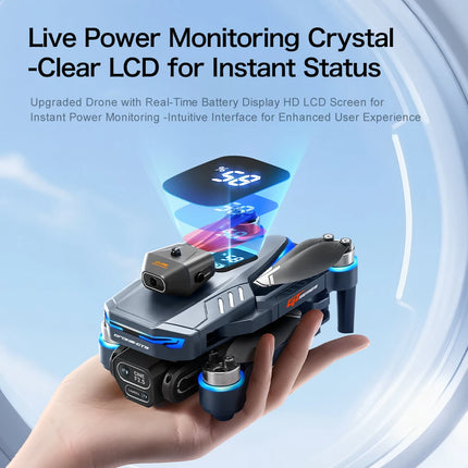 New GT8 Profesional Drone 8K HD Dual Camera With Screen FPV WIFI Rc Brushless Motor Obstacle Avoidance Rc Quadcopter