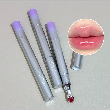 CACE Mirror Watery Crystal Jelly Lipgloss Lasting Moisturizing Lipstick Clear Lip Gloss Glass Lip Glaze Cosmetics Lip Stain Tint