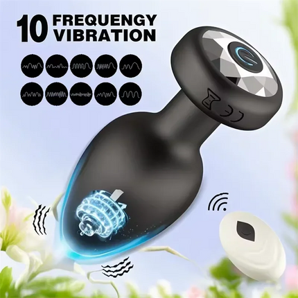 APP Control Rotating Prostate Massager for Men Waterproof Anal Plug Vibrator Rechargeable Adult Sex Toys for Couples Men Women
