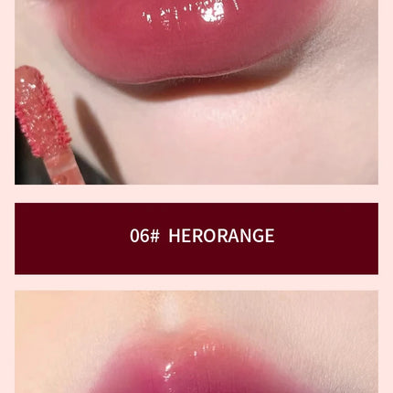 Punk Juice Red Lip Gloss Black Mirror Water Light Lip Glaze Jelly Glass Lip Oil Waterproof Lipstick Nude Clear Tint Makeup