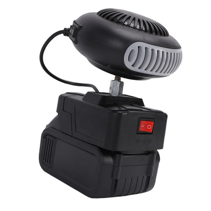 Portable Battery Powered Space Heater Cordless Car Heater Defogger Fan Quiet for Car Office Indoor Use