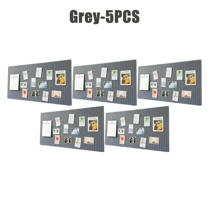 1-5PCS Felt Wall Stickers Kindergarten Work Display Bulletin Board Photo Wall Backdrop Living Room TV Background Wall Decoration