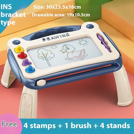Children's Drawing Board Baby Magnetic Writing Board 1-3 Years Old Kidsren's Graffiti Painting Erasable Magnetic Home Drawing Toy