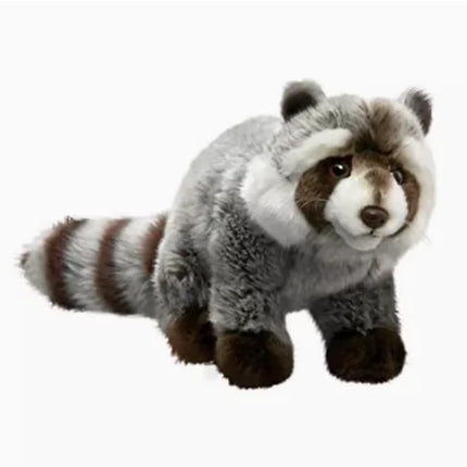 Hight Quality Raccoon  Anime Cute  Simulation Plush Toys Lifelike Animals Stuffed Doll Kawai Toy Gifts Kids Gift