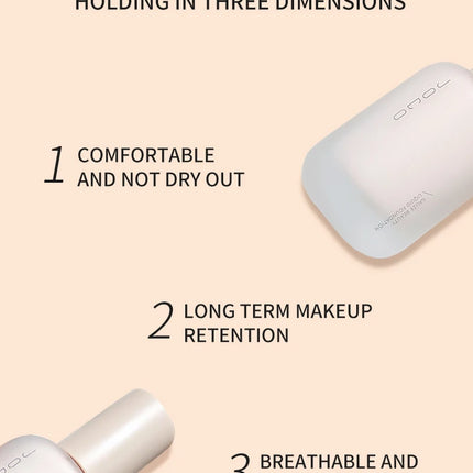 JOCO Yayasan Cecair Wajah Krim Liputan Penuh Concealer Pemutihan Pelembap Perlindungan Kalis Air Tempat Gelap Tatu Kontur Makeup