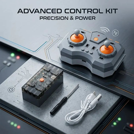 8-Way Remote Control Kit Bluetooth APP Program Power Module For DIY Bricks Model Compatible Educational Creative Assembly Fun Gi