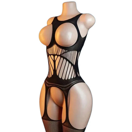 New Style Desire Underwear Hot Women Breastless Bodystocking Crotchless Sexy Lingerie Erotic Babydoll