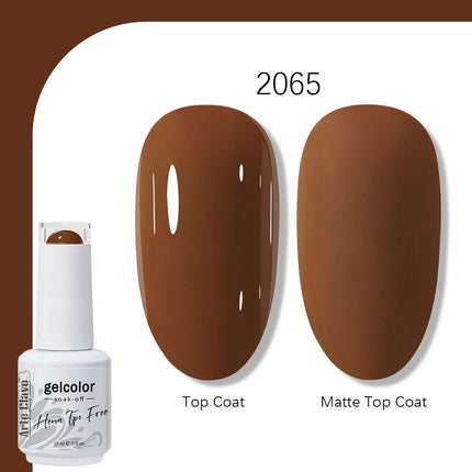 Arte Clavo TPO FREE HEMA FREE Gel Nail Polish UV Multi Use Semi Permanent Soak Off Autumn Winter Nail Art Hybrid Varnish 15ml