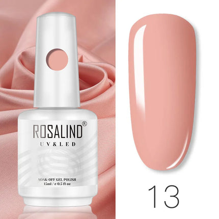 ROSALIND 15ml Nail Gel Polish Macaron Hybrid Varnish Semi Permanent Nail Art Design Soak Off Top Base Coat Esmalte UV Gel Nail