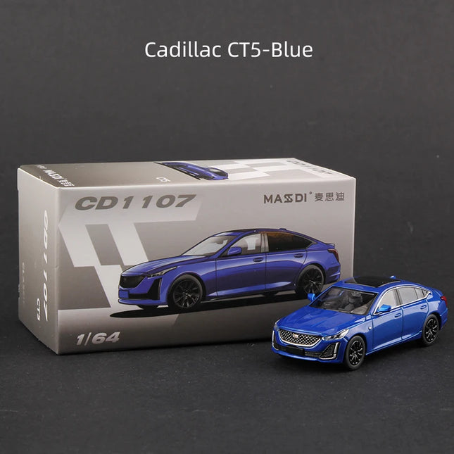 Massdi 1:64 Cadillac Escalade Car Model CT5 CT6 Alloy Miniature Diecast Vehicles Toy Collection