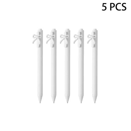 * 5PCS Pink Black Cute Butterfly Pen For Birthday Wedding Valentine's Day Carnival Celebration Party Favor Gift Bag Filler Prize